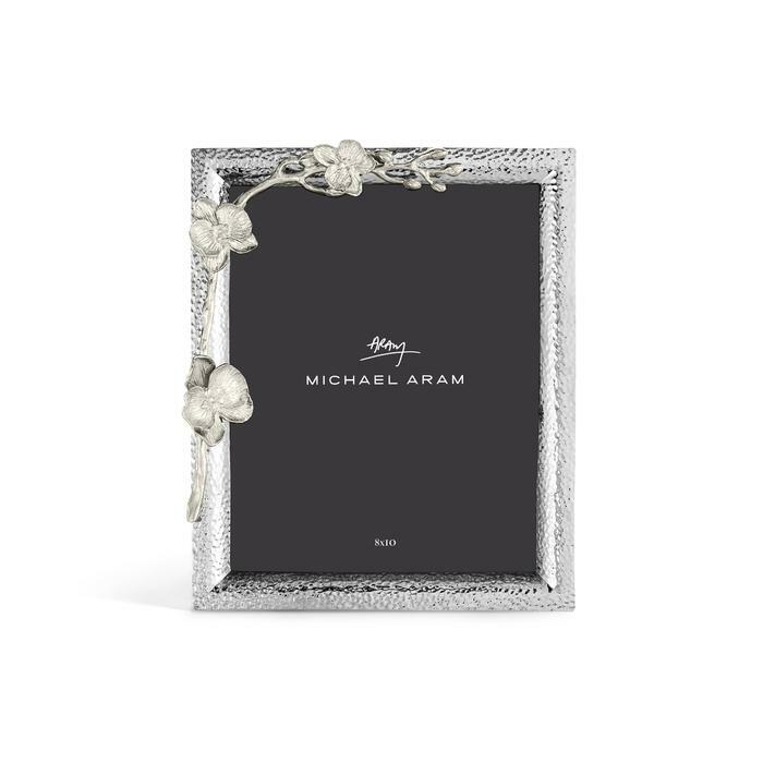 111817 White Orchid Frame 8x10