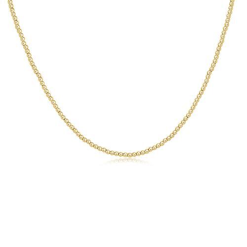 15in Choker Beaded Classic Gold