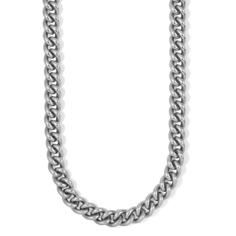 JM6180 Ferrara Roma Silver Curb Chain Necklace