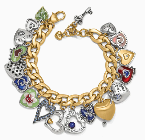 JF0209 One Heart Color Charm Bracelet