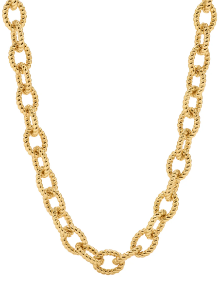 Victoria Small Chain18" Gold