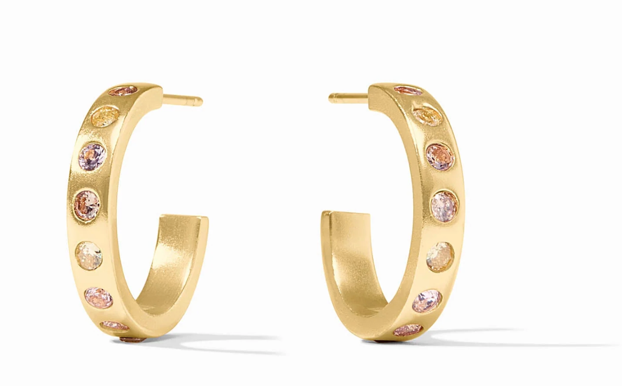 Rainbow Hoop Champagne Radiance/Gold