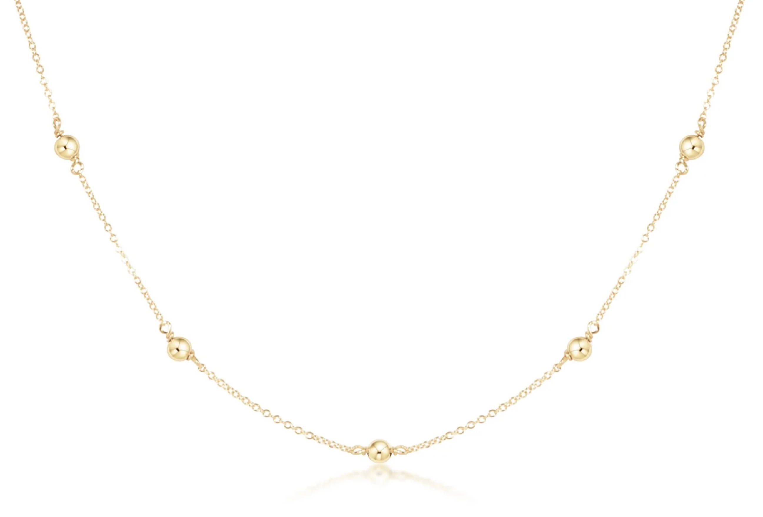 15in Choker Simplicity Gold Chain