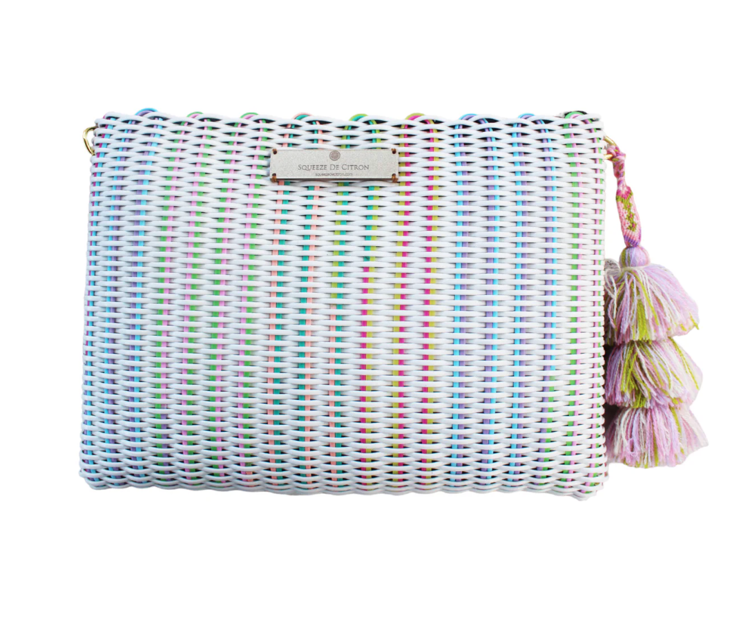Sprinkle Party Lemon Drop Citron Large with Gold Strap