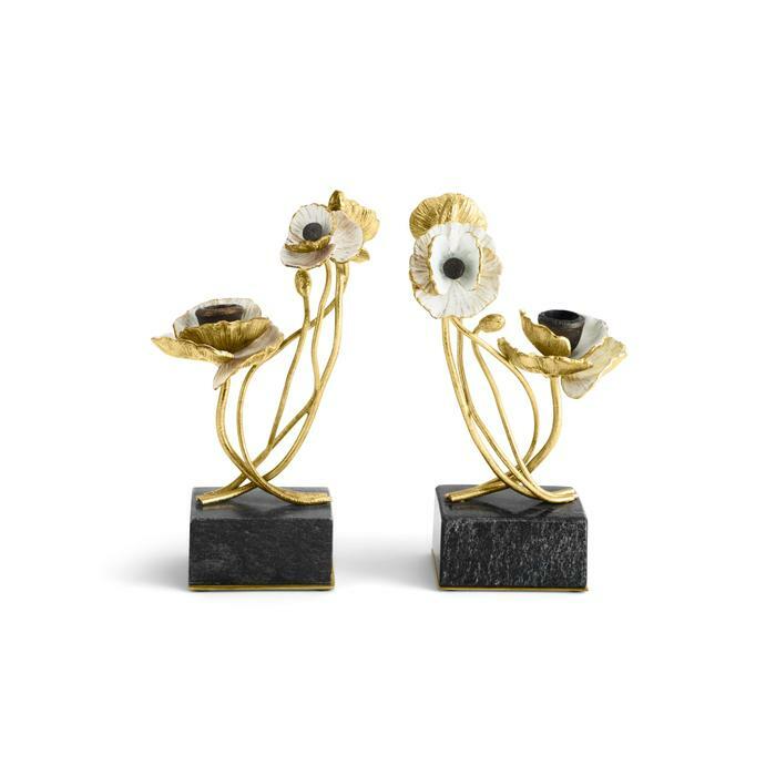 Set/2 Anemone Candleholders