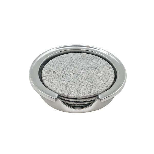 Grasscloth Coaster Set 7020SL
