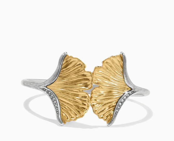 JF2060 Everbloom Ginkgo Hinged Bangle