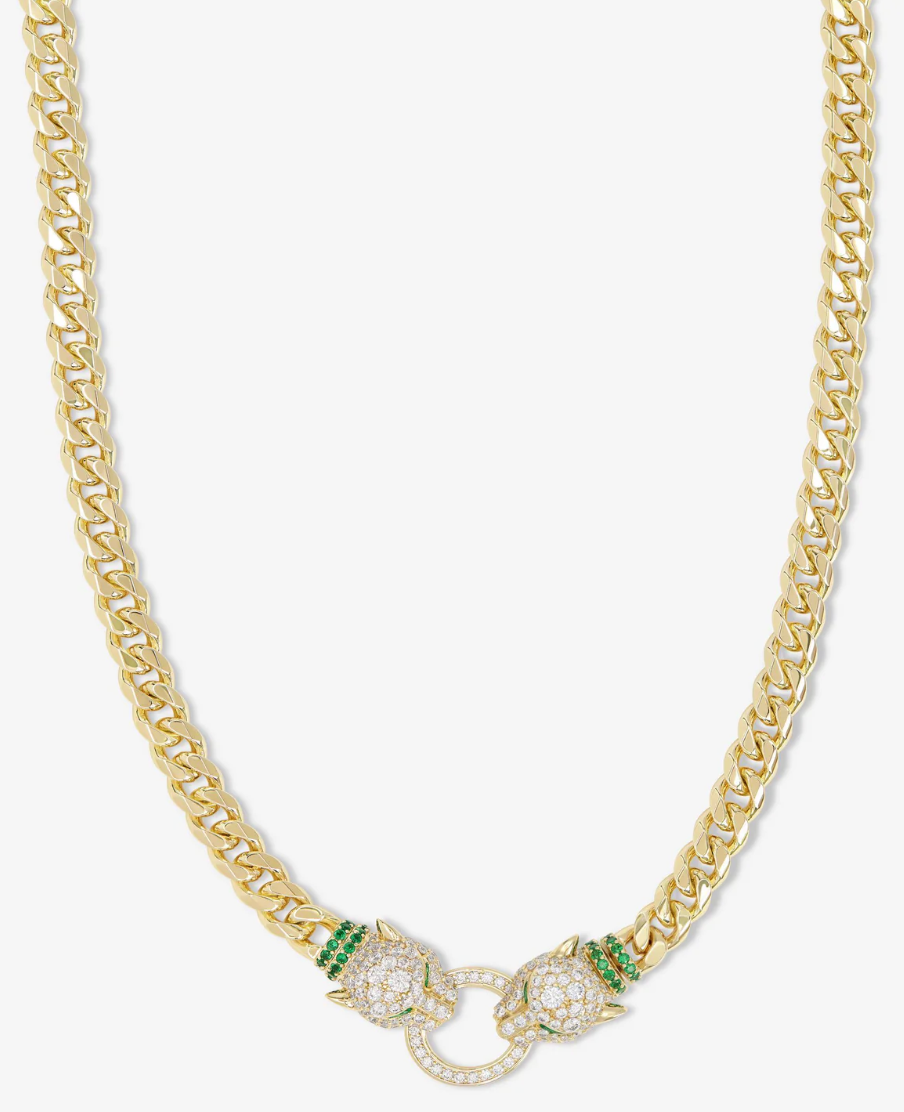 Jaguar Cuban Chain 6.8mm Necklace